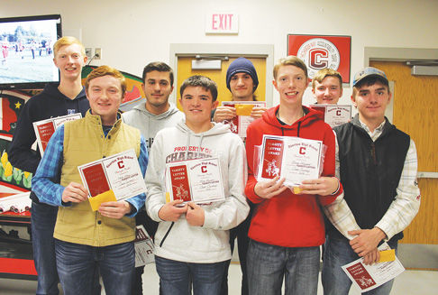 Varsity Boys Letter Winners